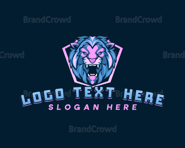 Lion Gaming Mascot Logo