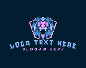 Clan - Lion Gaming Mascot logo design