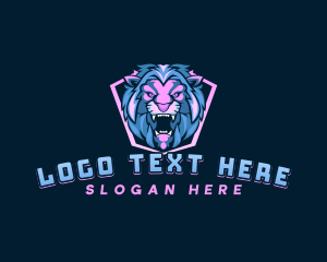 Wild - Lion Gaming Mascot logo design