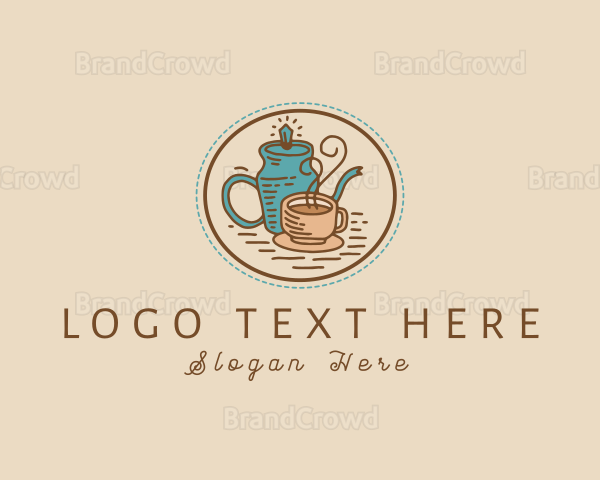 Coffee Cup Kettle Logo