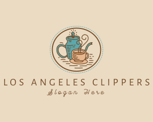 Espresso - Coffee Cup Kettle logo design