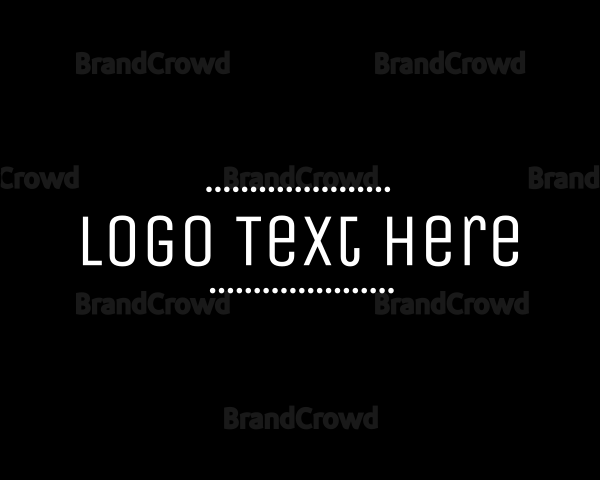 Business Signage Wordmark Logo