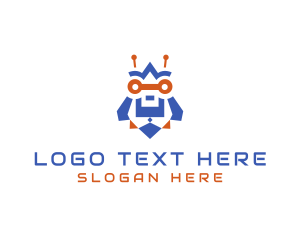 Android - Metal Robot Owl logo design