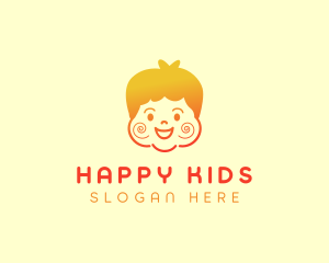 Happy Chubby Boy logo design