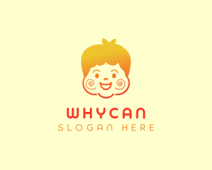 Pediatrician - Happy Chubby Boy logo design