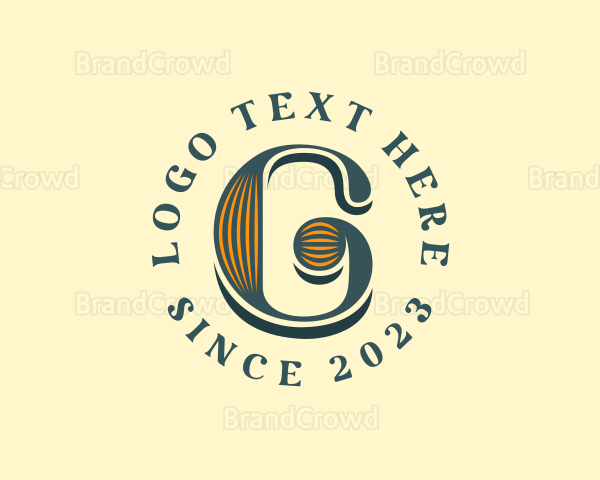 Fashion Stylist Salon Letter G Logo