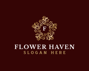 Premium Flower Royal logo design