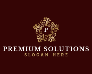 Premium Flower Royal logo design