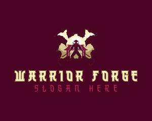 Samurai Sword Warrior  logo design