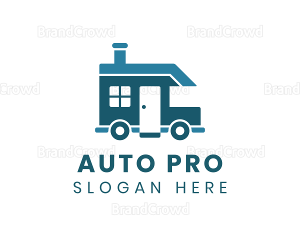 Blue House Vehicle Logo