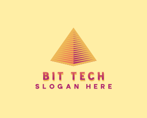 Pyramid Tech Developer logo design