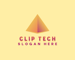 Pyramid Tech Developer logo design