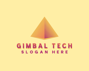 Pyramid Tech Developer logo design