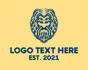 Oldman - Mythology God Avatar logo design