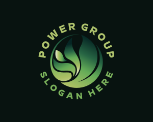 Organic Farm Plant Logo
