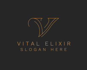 Minimalist Letter V Company logo design