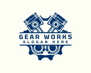 Mechanical Engine Gear logo design