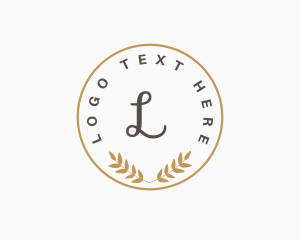 Letter Cm - Beauty Cosmetic Wreath logo design