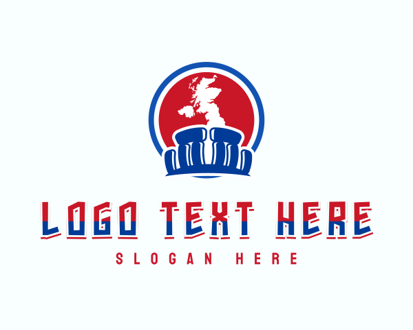 Heritage - United Kingdom Monument logo design