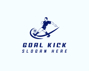 Soccer Ball Team Athlete logo design