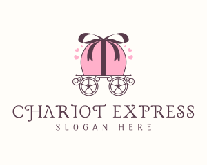 Ribbon Gift Carriage logo design