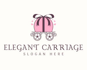 Carriage - Ribbon Gift Carriage logo design