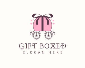 Ribbon Gift Carriage logo design