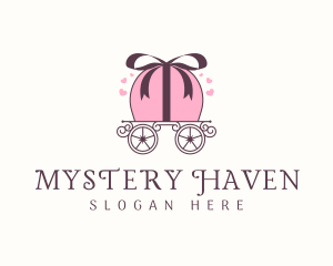 Ribbon Gift Carriage logo design