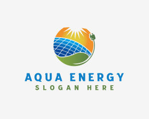 Solar Panel Energy logo design