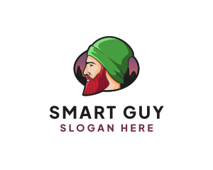 Guy - Handsome Beard Guy logo design