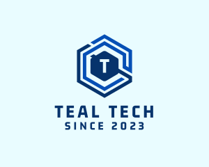 Tech Hexagon Digital Network   logo design