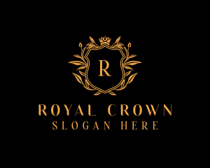 Crown Shield Royalty logo design