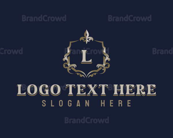 Elegant Ornamental Crest Logo