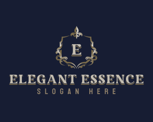 Elegant Ornamental Crest logo design