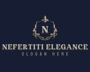 Elegant Ornamental Crest logo design