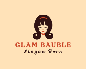 Glam Beauty Girl logo design