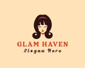 Glam - Glam Beauty Girl logo design