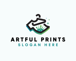 Shirt Printing Splash logo design