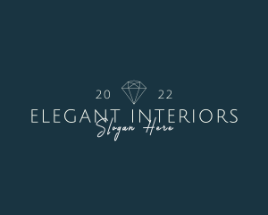 Company Diamond Wordmark logo design