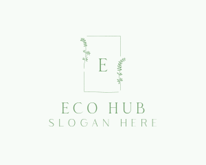 Natural Wedding Frame  logo design