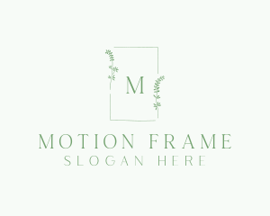 Natural Wedding Frame  logo design