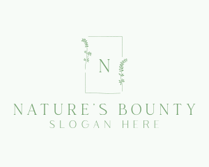 Natural Wedding Frame  logo design