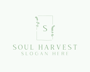 Natural Wedding Frame  logo design