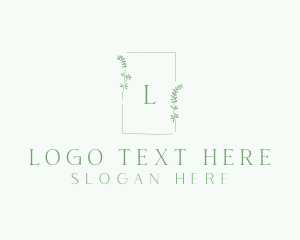Organic Products - Natural Wedding Frame logo design