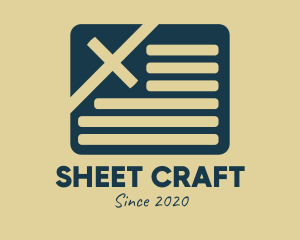 Sheet - Professional Report Document logo design