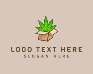 Dispensary - Weed Hemp Package logo design