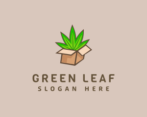 Weed Hemp Package logo design