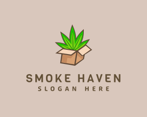 Weed Hemp Package logo design