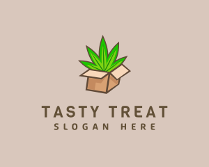 Weed Hemp Package logo design