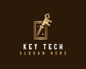 Premium Key Deluxe logo design